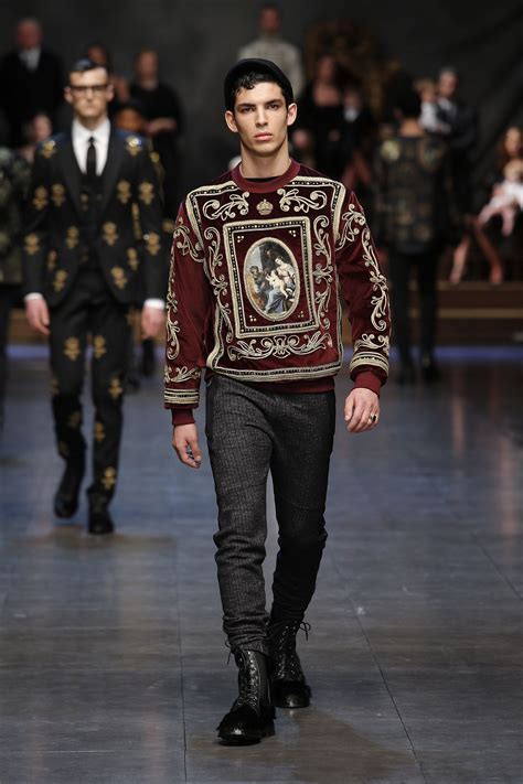 dolce gabbana menswear fall 2016|dolce and gabbana outfits men.